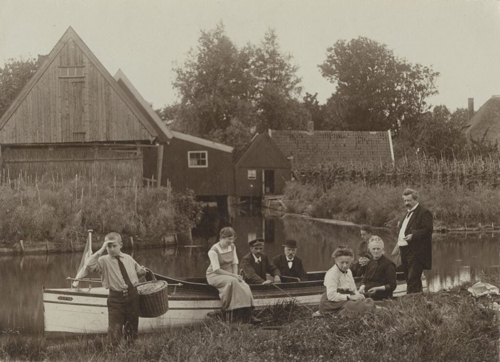 zondags boottochtje in 1915