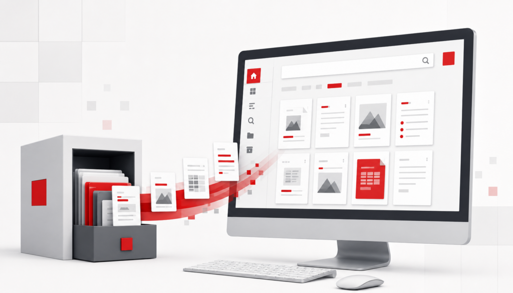 Afbeelding online presentatie Woo documenten